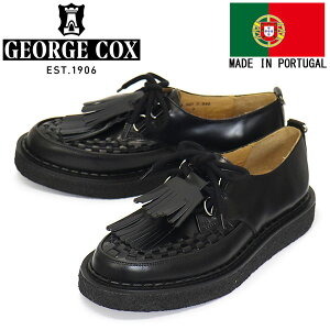 ���K�戵�X GEORGE COX (�W���[�W�R�b�N�X) Fringe Hatton ���o�[�\�[�� ���U�[�V���[�Y 040 Black