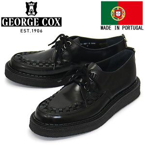 ���K�戵�X GEORGE COX (�W���[�W�R�b�N�X) INTERLACE HATTON ���o�[�\�[�� ���U�[�V���[�Y 040 BLACK