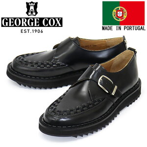 ���K�戵�X GEORGE COX (�W���[�W�R�b�N�X) RIPPLE HATTON MONK ���b�v���\�[�� ���U�[�V���[�Y 040 BLACK