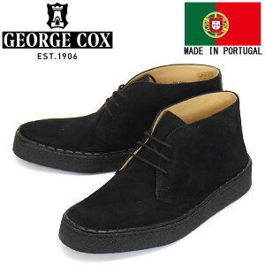K戵X GEORGE COX (W[WRbNX) POP BOY CHUKKA 04-002-P o[\[ U[V[Y 090 BLACK SUEDE