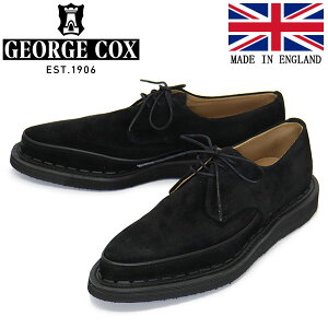 ���K�戵�X GEORGE COX (�W���[�W�R�b�N�X) STRUMMER GIBSON 10635 EVA�\�[�� ���U�[�V���[�Y 090 BLACK SUEDE