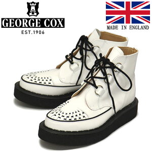 ���K�戵�X GEORGE COX (�W���[�W�R�b�N�X) SKIPTON BOOT 13327 V ���o�[�\�[�� ���U�[�u�[�c 031 WHITE