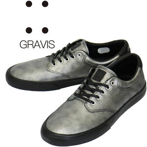 ���K�戵�X GRAVIS (�O���r�X) 30401 FILTER LEATHER �t�B���^�[ ���U�[ �X�j�[�J�[ METALxBLACK GRV051