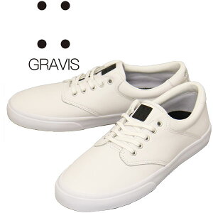 ���K�戵�X GRAVIS (�O���r�X) 30401 FILTER LEATHER �t�B���^�[ ���U�[ �X�j�[�J�[ WHITExWHITE GRV047
