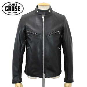 ���K�戵�X JAMES GROSE (�W�F�[���X�O���[�X) G01-12 MEN'S CLUBMAN JACKET(�����Y�N���u�}���W���P�b�g) BLACK �u���b�N JG007