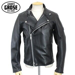 ���K�戵�X JAMES GROSE (�W�F�[���X�O���[�X) G13-12 MEN'S RICARDE JACKET(�����Y���J�[�h�W���P�b�g) BLACK �u���b�N JG005