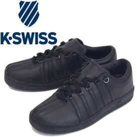 正規取扱店 K-SWISS (ケースイス) 36022483 CLASSIC 88 クラシック 88 レザースニーカー 2KSU-088 BLACK/BLACK (ALL BLACK) KS037