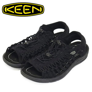 ���K�戵�X KEEN (�L�[��) 1027297 Women's UNEEK II OT ���j�[�N �c�[ �I�[�v���g�D �T���_�� ���f�B�[�X BLACKxBLACK KN689
