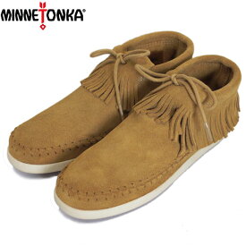 sale セール 正規取扱店 MINNETONKA(ミネトンカ) VENICE(ヴェニス) #457 フリンジショートブーツ TAUPE レディース MT429