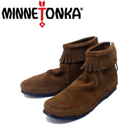 【楽天スーパーSALE】 正規取扱店 MINNETONKA(ミネトンカ)Back Zipper Boots(バックジッパーブーツ)#283 DUSTY BROWN SUEDE レディース MT212