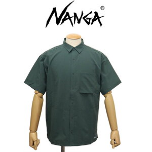 ���K�戵�X NANGA (�i���K) �����Y NW2411-1E900 DotAir COMFY S/S SHIRT �h�b�g�G�A�[ �R���t�B�[ �V���[�g�X���[�u�V���c GREEN N068
