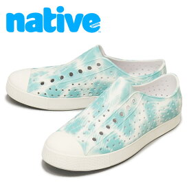 正規取扱店 native shoes (ネイティブシューズ) 11100159 JEFFERSON BLOOM PRINT ジェファーソン シューズ 2084 SHELL WHITE/ SHELL WHITE/ OCEAN WAVES NV005