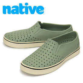 正規取扱店 native shoes (ネイティブシューズ) F0000186 MILES WANDERFOAM シューズ 3129 RELAX GREEN/ BONE WHITE NV010