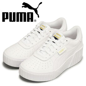 正規取扱店 PUMA (プーマ) 373438 CALI ウェッジ ウィメンズ レディース スニーカー 01 プーマホワイト-プーマホワイト PM218