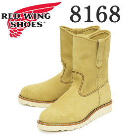 正規取扱店 Red Wing(レッドウィング レッドウイング) 8168 9インチ PECOS BOOTS(ペコスブーツ) ベージュ・ラフアウト(スエード)