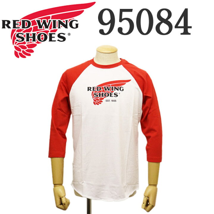 楽天市場 正規取扱店 Redwing レッドウィング Baseball Logo T Shirt 7分袖 ベースボール ロゴtシャツ Three Wood 楽天市場店