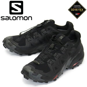 K戵X Salomon (T) L41738600 SPEEDCROSS 6 GORE-TEX Xs[hNX 6 jOV[Y Black x Black x Phantm SL020