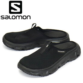 正規取扱店 Salomon (サロモン) L47112000 REELAX SLIDE 6.0 リラックススライド 6.0 リカバリーシューズ Black x Black x Alloy SL025