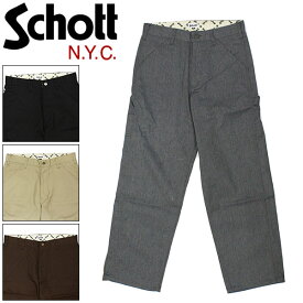 正規取扱店 Schott (ショット) 3116038 TC PAINTER PANTS ペインター パンツ 全4色
