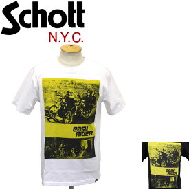 【楽天スーパーSALE】 正規取扱店 Schott (ショット) 3183028 PHOTO T-SHIRT ER POSTER フォト Tシャツ ER ポスター 全2色