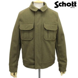 【楽天スーパーSALE】 正規取扱店 SCHOTT(ショット) 720 MELTON FIELD JACKET(メルトンフィールドジャケット) OLIVE オリーブ