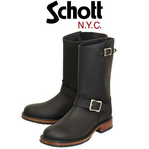 ���K�戵�X Schott (�V���b�g) OSC S25500 Viper Boots ���@�C�p�[ �G���W�j�A ���U�[�u�[�c Black SCT019