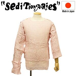 ���K�戵�X SEDITIONARIES by 666 (�Z�f�B�V���i���[�Y) STM0001 MUSLIN TOP L/S ���X�����g�b�v �K�[�[�V���c ���� �s���N