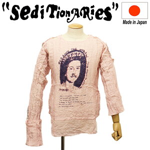 ���K�戵�X SEDITIONARIES by 666 (�Z�f�B�V���i���[�Y) STM0006 MUSLIN TOP L/S SAFETY PIN QUEEN ���X�����g�b�v �K�[�[�V���c ���� �s���N