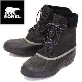 正規取扱店 SOREL (ソレル) NM2575 CHEYANNE II シャイアンII メンズ レインブーツ 防水 010 BLACK SRL051