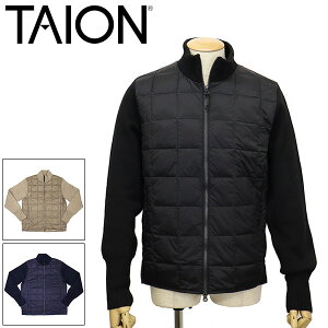 K戵X TAION (^CI) 102WZSN HI NECK KNIT+DOWN JACKET x[VbN nClbNWWbv jbgX[u_EWPbg TA015 S3F