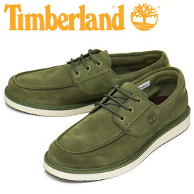 【楽天スーパーSALE】 正規取扱店 Timberland (ティンバーランド) A5RDC NEWMARKET II ニューマーケットII ボートシューズ Dark Green TB408