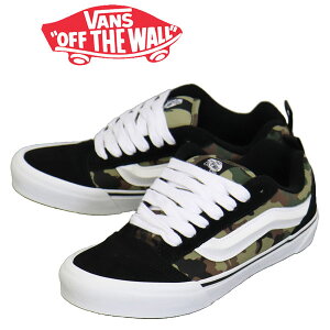 K戵X VANS (@Y oY) VN000D22YJ7 Knu Skool j[XN[ Xj[J[ Camo BlackxGreen VN608