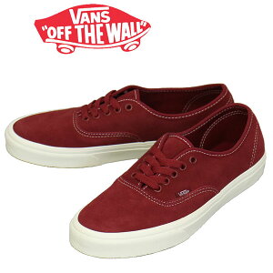 K戵X VANS (@Y oY) VN000D6GBRD Authentic I[ZeBbN Xj[J[ Basics Bordeaux VN616