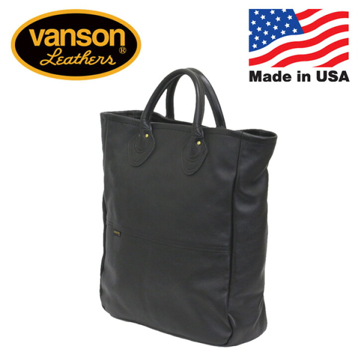 楽天市場】正規取扱店 VANSON (バンソン) SHORT HANDLE SIMPLE TOTE 