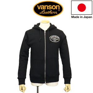 ���K�戵�X VANSON (�o���\��) 885V452 CUSTOM FULL ZIP PARKA �J�X�^���t���W�b�v �p�[�J�[ �t�[�f�B�[ ���{�� 99BLACK