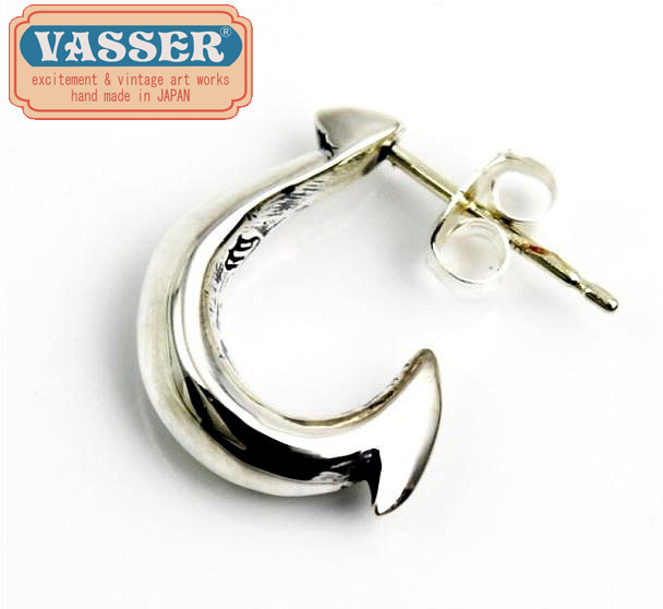 正規取扱店 VASSER（バッサー） Vass Hook Pierce Silver(バスフックピアスシルバー) -  globalcitizenshipsolution.com