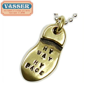 ���K�戵�X VASSER(�o�b�T�[)Soul Words Pendant Brass(�\�E�����[�Y�y���_���g�u���X) w/Chain [MY WAY MY PACE]