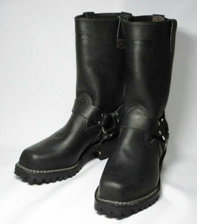 ウエスコ WESCO ハーネスブーツ ビブラムソール 黒 26cm程度 かんがえ