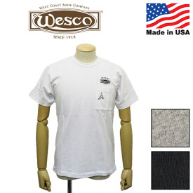 正規取扱店 WESCO (ウエスコ) x DEHEN (デーヘン) 100YEARS LOGO POCKET TEE ロゴ ポケット Tシャツ アメリカ製