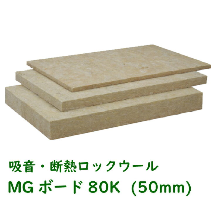 楽天市場】ニチアス ロックウール MGボード 80K厚さ50mmx605mmx910mm 