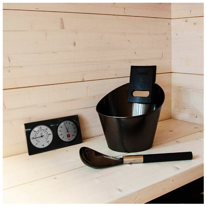 楽天市場】HARVIA STEEL ACCESSORY SET BLACK スチールxブラックタイプ  