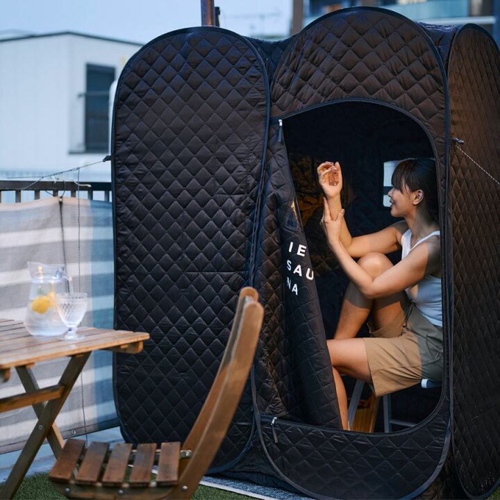 楽天市場】あなただけの本格サウナ 【IESAUNA】テント・ストーブ 