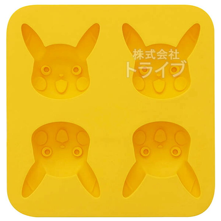 楽天市場】ポケモン ピカチュウ シリコン 立体4個 型 ケーキ 