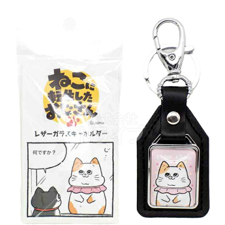 楽天市場】[特価50％OFF]ねこに転生したおじさん レザーガラス 