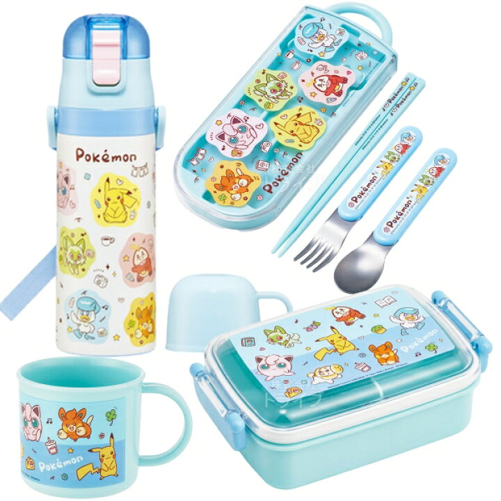 楽天市場】ポケモン Joyful お買得4点セット 抗菌 角型お弁当箱 450ml 