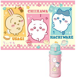 ちいかわ キッズ ステンレスボトル 800ml レジャーシート 2点セット