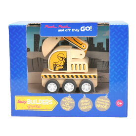[特価]タイガートライブ 木製玩具 はたらくくるま工事現場 ショベルカー 9-0607