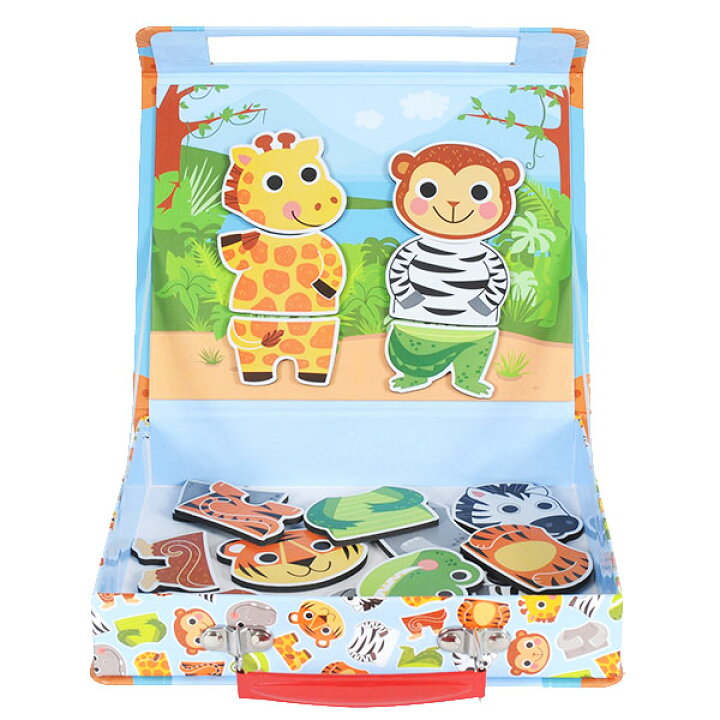 楽天市場 タイガートライブ 着せ替えマグネットパズル 動物 知育玩具 おもちゃ通販 トライブ