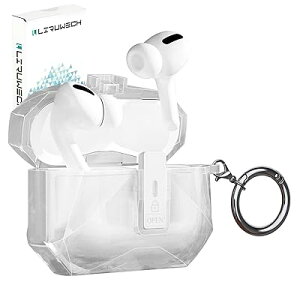 for AirPods Pro 2�P�[�X �N���A TPU�f�� AirPods Pro/AirPods Pro 2�J�o�[ �G�A�[�|�b�Y�v��2�ی�J�o�[