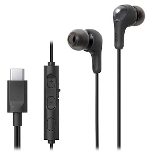 JVC HA-FR9UC-B �C���z�� �L�� �}�C�N�t�� �^�C�vC �J�i���^ USB Type-C 1.2m �u���b�N HA-FR9UC